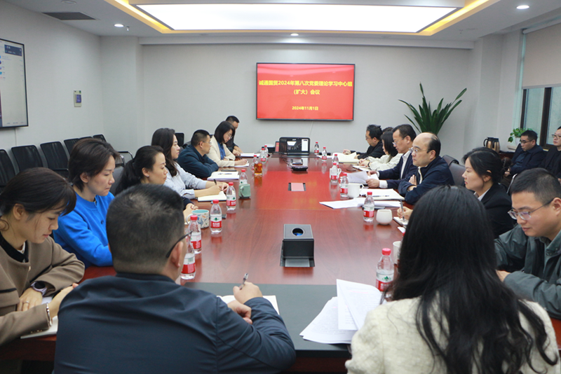 誠(chéng)通國(guó)貿(mào)召開(kāi)黨委理論學(xué)習(xí)中心組（擴(kuò)大）學(xué)習(xí) 深入學(xué)習(xí)貫徹黨的二十屆三中全會(huì)精神